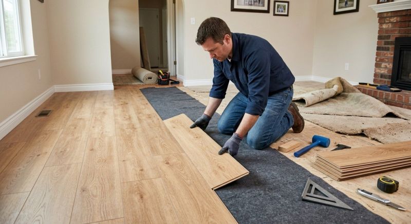 Laminate Floor Remodeling in Ocean View, DE