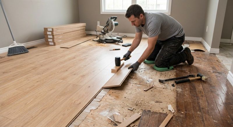 Laminate Floor Replacement in Ocean View, DE