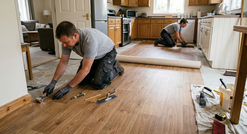 Linoleum Flooring Replacement in Ocean View, DE