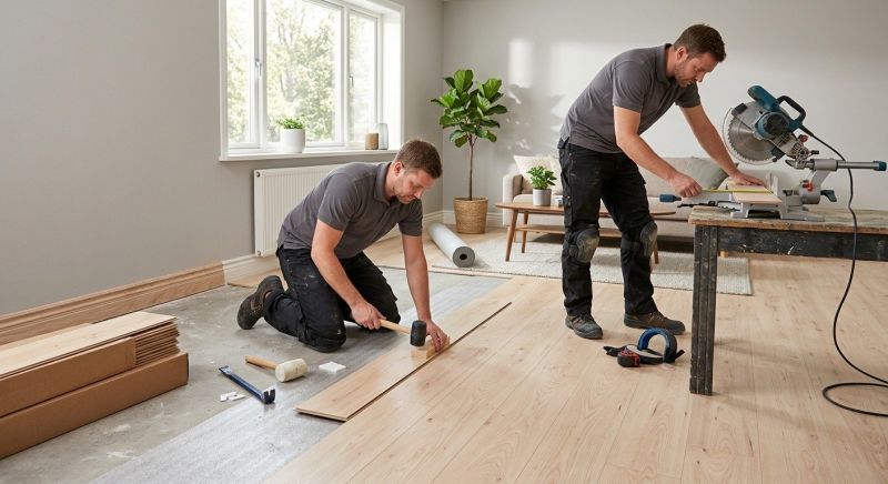 Plank Laminate Installation in Ocean View, DE