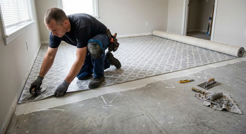Sheet Linoleum Installation in Georgetown, DE