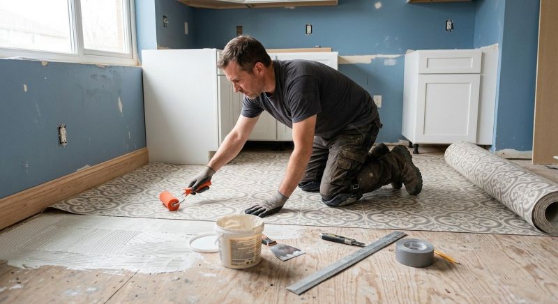 Sheet Linoleum Installation in Georgetown, DE