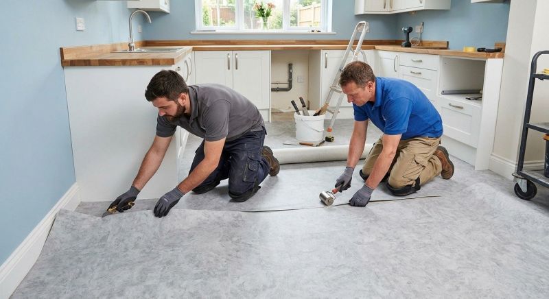 Sheet Linoleum Installation in Ocean View, DE