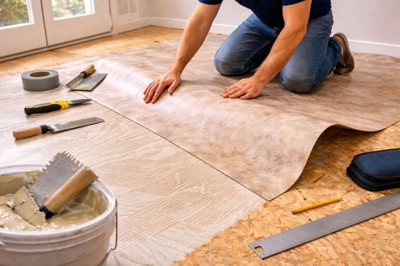 Sheet Vinyl Installation in Berlin, MD