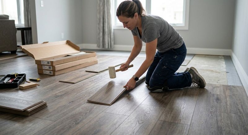 Vinyl Plank Floor Installation in Ocean View, DE