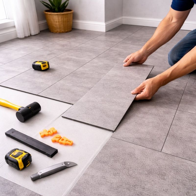 Vinyl Tile Replacement in Ocean View, DE